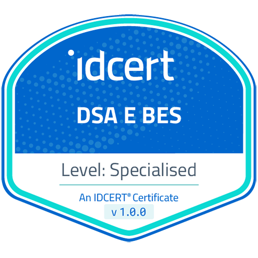 Certificazione DSA e BES rilasciata da IdCert inclusa nel corso Tutor DSA