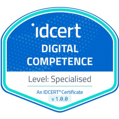 Certificazione IdCert Digital Competence Level Specialised